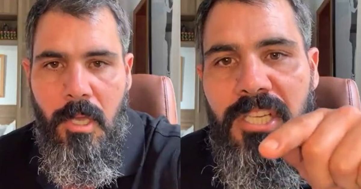 Juliano Cazarre reage ao ser chamado de machista durante live