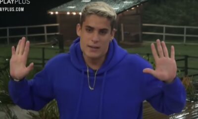 Tiago Ramos na área externa de A Fazenda 14
