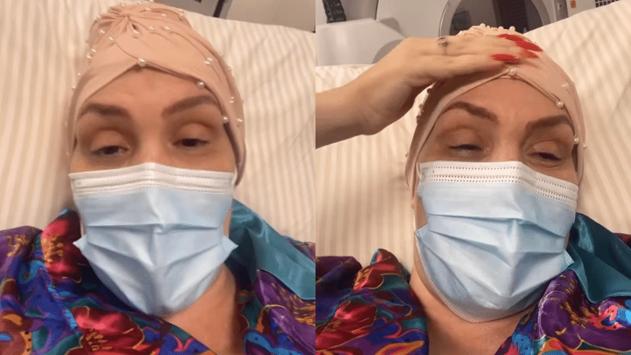 Simony celebra última radioterapia em tratamento contra um câncer