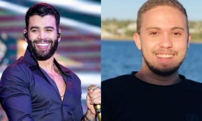 Gusttavo Lima brinca com suposto namorado de Renan Bolsonaro ‘Vou