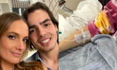Namorada do filho de Faustao e internada com fortes dores