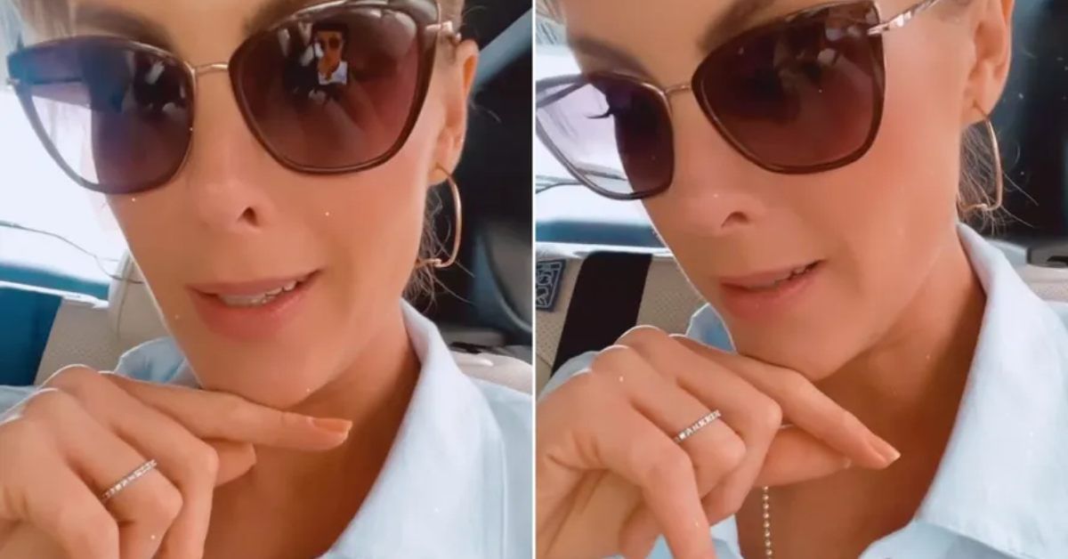 Apos surgir com novo anel Ana Hickmann fala sobre rumores