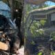 Grave acidente entre onibus com trabalhadores e carro deixa vitima