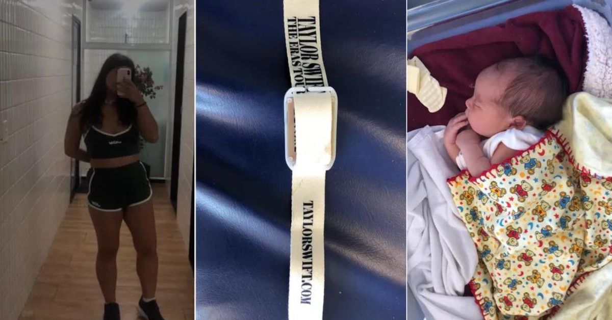 Sem saber da gravidez, jovem de 24 anos entra em trabalho de parto no show de Taylor Swift 31 Sem saber da gravidez jovem de 24 anos entra em