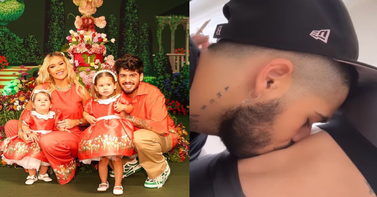 Terceira gravidez Virginia posta foto de barriguinha e diz Bucho