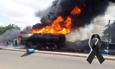 40 pessoas morrem apos caminhao explodir depois de sofrer acidente