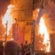 Boate pega fogo em Maceio com varias pessoas apos fogos