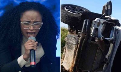 Cantora gospel Sulamita Alves e seu esposo sofrem grave acidente