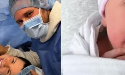 Dony De Nuccio celebra nascimento da filha e mostra rostinho