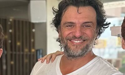 Filho de Rodrigo Lombardi chama a atencao em foto rara