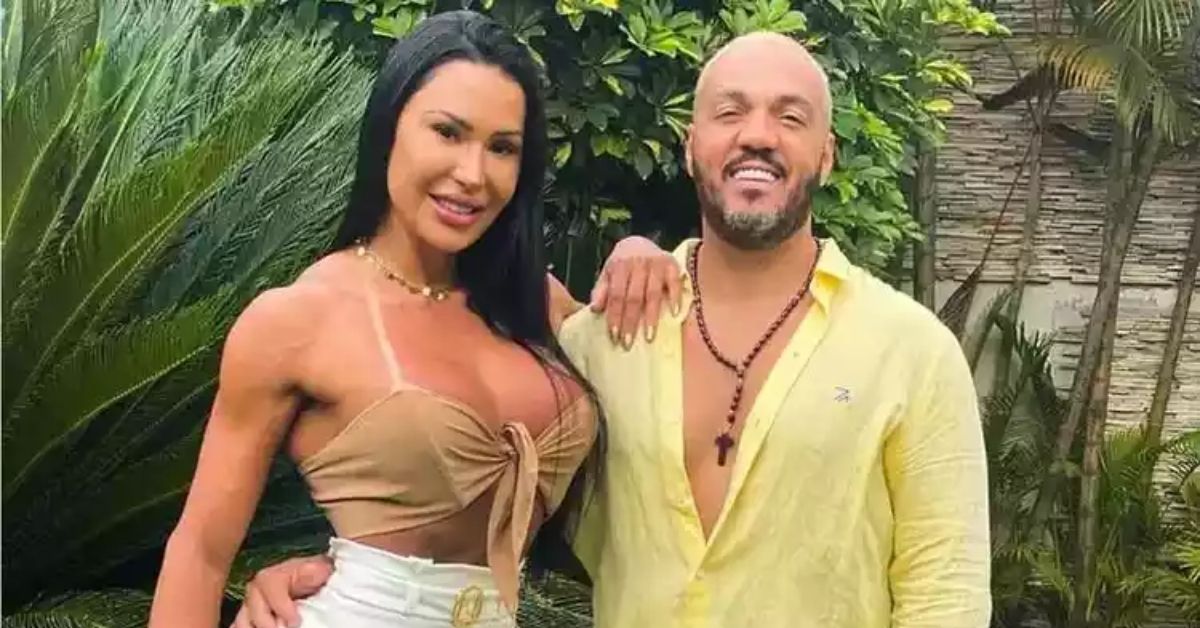 Item inusitado de Belo e Gracyanne chamam a atencao em