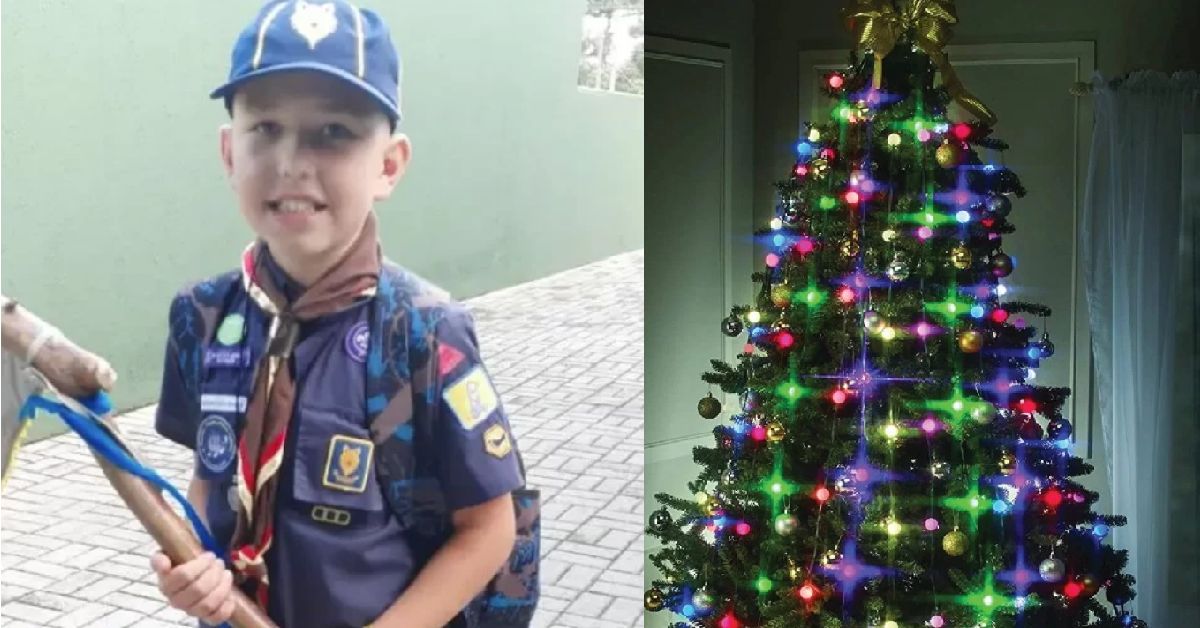 Menino de 10 anos morre apos choque eletrico com pisca pisca
