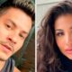 Mesmo separados Arthur Aguiar e Jheny Santucci posam juntos para
