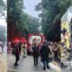 Onibus com 46 pessoas sofre acidente com caminhao de carga