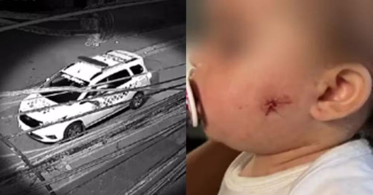 PM atira em rosto de menina de 1 ano e