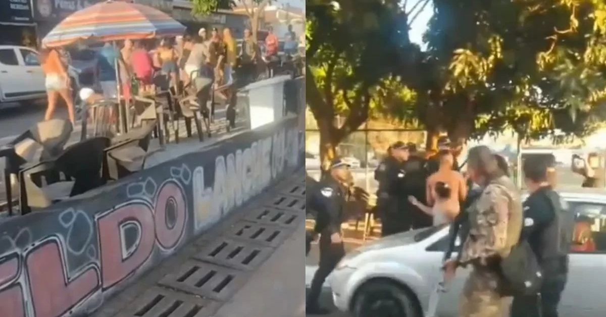 Pancadaria generalizada termina com acao da PM e 13 presos