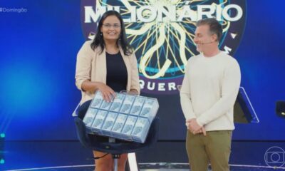 Pela primeira vez participante leva R1 milhao para casa no