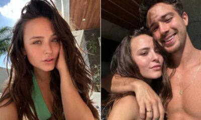 Recem casados Larissa Manoela e marido comparecem em evento pela