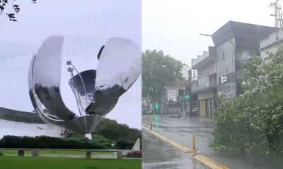 Temporal historico atinge Argentina causa destruicao e crianca esta entre