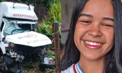 Vitima de acidente de transito aos 18 anos Aclecia comecava