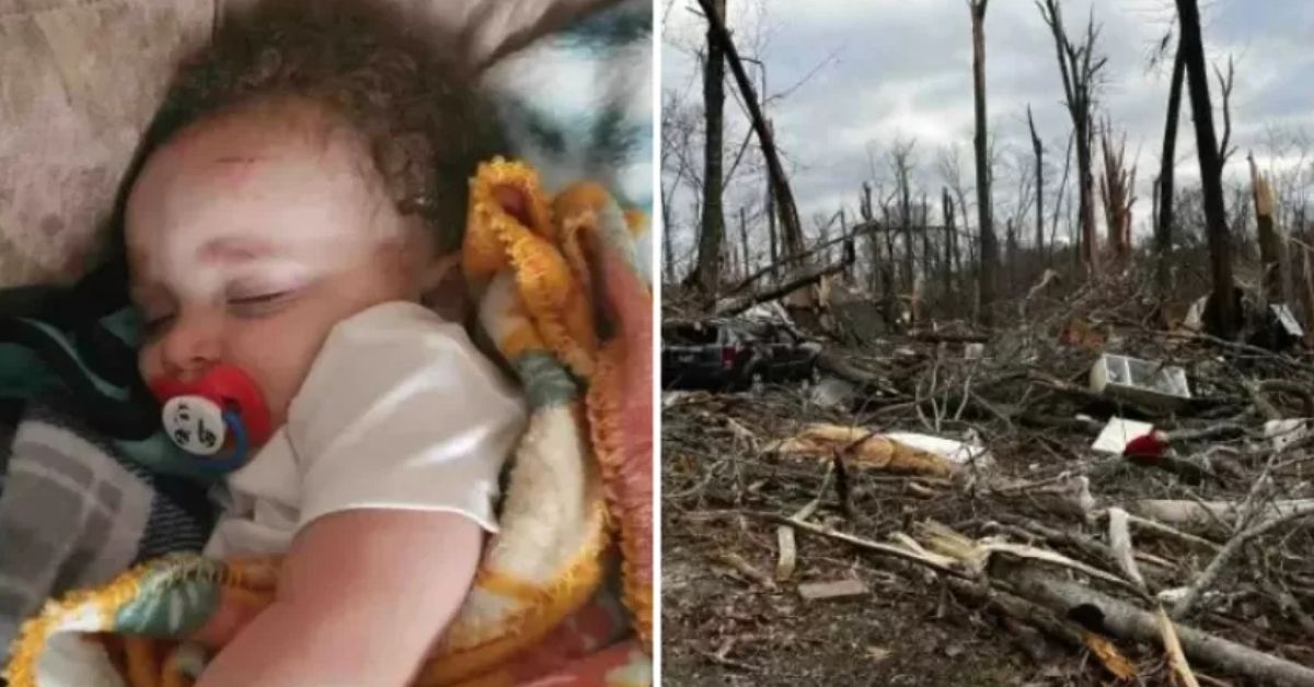 bebê de 4 meses levado por tornado é encontrado com vida 31 bebe de 4 meses levado por tornado e encontrado com
