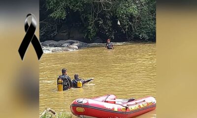 filho se afoga em rio pai tenta salva lo e os