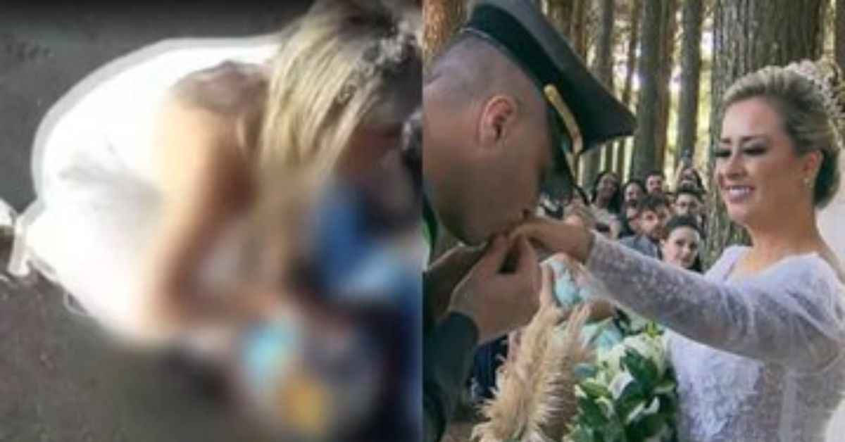 noiva atrasa jantar de casamento para salvar motociclista que sofreu grave acidente em Curitiba 31 noiva atrasa jantar de casamento para salvar motociclista que sofreu