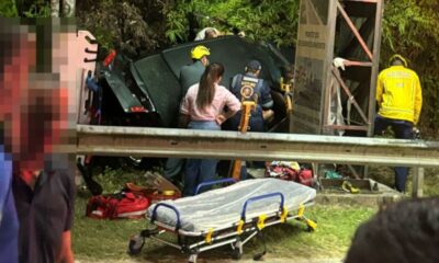 Acidente grave na BR 410 deixa vitima presa as ferragens e
