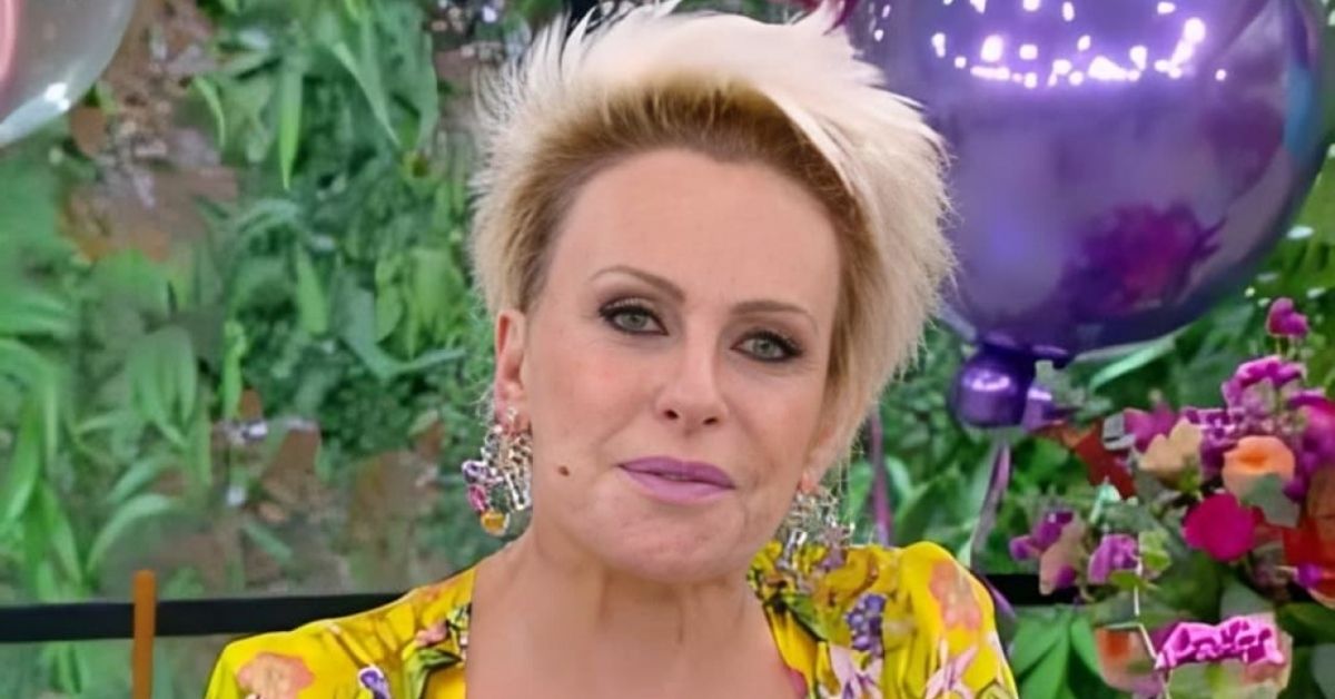 Ana Maria Braga chora aos prantos durante ao vivo ao