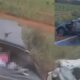 Colisao frontal na BR 070 deixa 4 vitimas fatais e varios