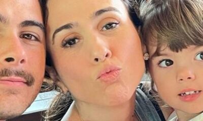 Em texto sincerao Tata Werneck comemora 7 anos com Rafa