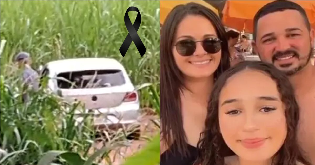 Familia e encontrada sem vida em carro abandonado no meio