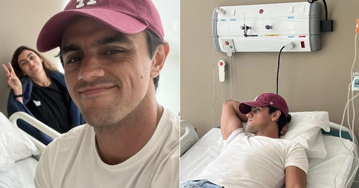 Felipe Simas esclarece internação e exames após diagnóstico de neurite óptica: 'urgente' 31 Felipe Simas esclarece internacao e exames apos diagnostico de neurite