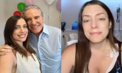 Filha de Roberto Justus e diagnosticada com cancer se interna