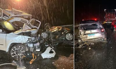 Gravissimo acidente envolvendo 8 veiculos na BR 277 deixa vitima fatal