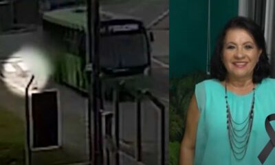 Idosa de 67 anos morre apos ser arremessada de onibus