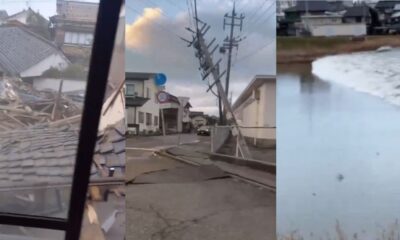 Japao em atencao maximo Terremoto causa grande destruicao e acende