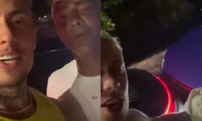 MC Daniel e Romario se envolvem em incidente com carro