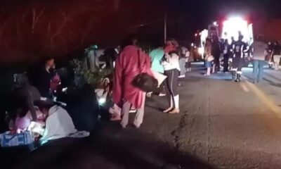 Mais um grave acidente envolvendo um onibus deixa 29 passageiros