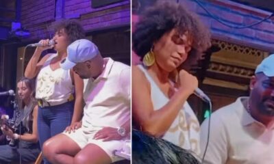 Mc Sabrina reaparece em pagode apos termino de tratamento psiquiatrico