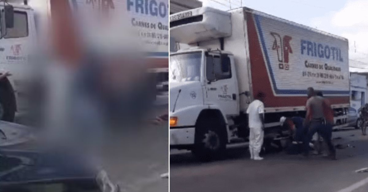 Motociclista de 22 anos acaba com cabeça presa embaixo de caminhão após gravíssimo acidente 31 Motociclista de 22 anos acaba com cabeca presa embaixo de