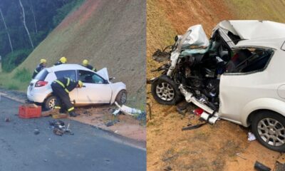 Motorista de 37 anos morre em grave acidente na BR 470
