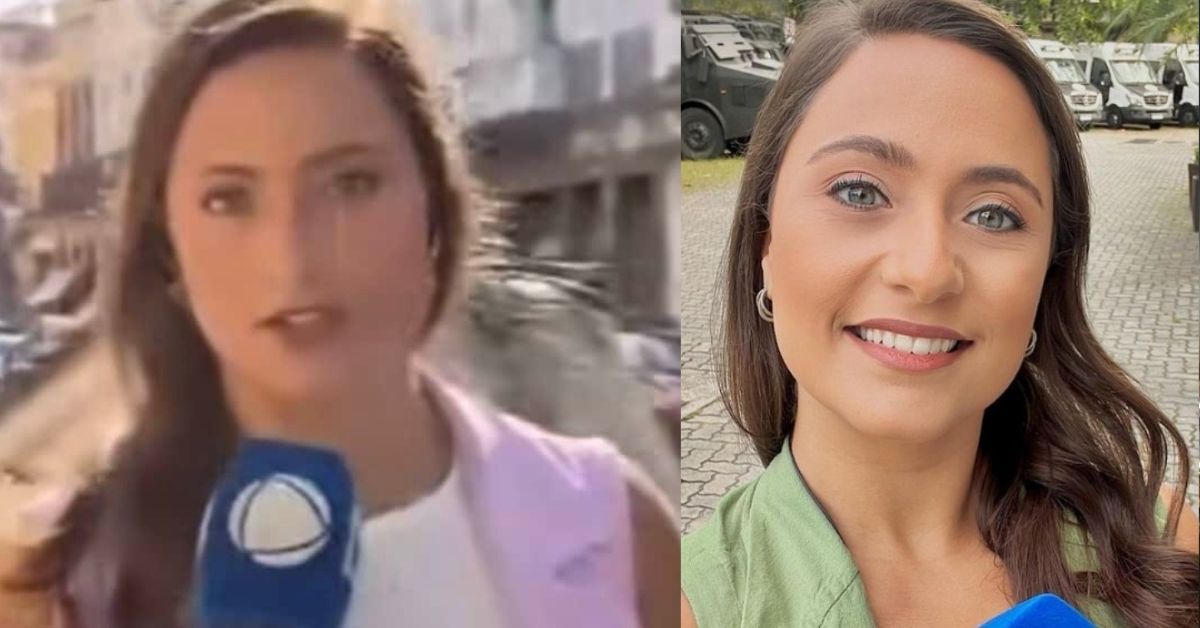 Repórter da Record é atropelada ao vivo durante reportagem; cena viraliza nas rede sociais 31 Reporter da Record e atropelada ao vivo durante reportagem cena