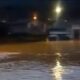 SC Crianca e arrastada por enxurrada provocada por temporal e