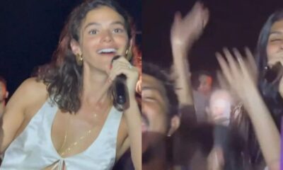Video de Bruna Marquezine levando tombo durante festa viraliza nas