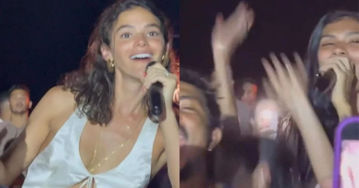 Video de Bruna Marquezine levando tombo durante festa viraliza nas