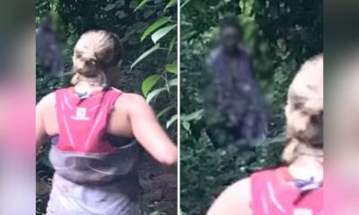 Video flagra encontro de atleta com suposta criatura sobrenatural durante