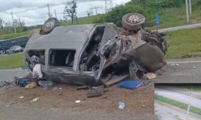 Video flagra grave acidente com van que deixou vitimas fatais