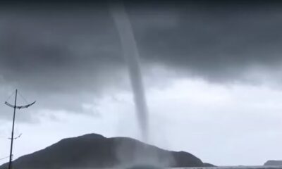 Video flagra tromba dagua e imagens assustadoras viralizam
