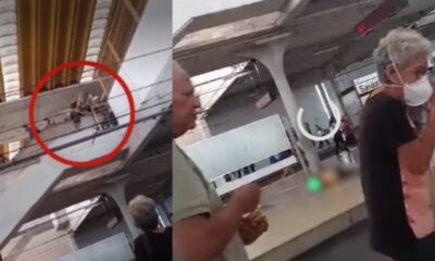 Video mostra exato momento em que idoso de 75 anos